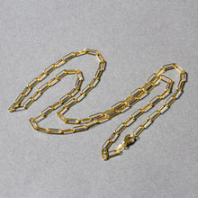 Load image into Gallery viewer, 18K Yellow Gold Paperclip Chain (2.50 mm)