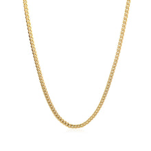 Load image into Gallery viewer, 3.2mm 14k Yellow Gold Classic Solid Miami Cuban Chain