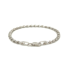 Load image into Gallery viewer, 2.9mm 14k White Gold Heart Anklet