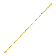 Load image into Gallery viewer, 14k Yellow Gold French Cable Chain Bracelet (2.50 mm)