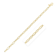 Load image into Gallery viewer, 14k Yellow Gold High Polish Hexagon Link Bracelet (5.0mm)
