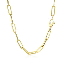 Load image into Gallery viewer, 14K Yellow Gold Bold Paperclip Chain (4.2 mm)