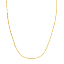 Load image into Gallery viewer, Double Extendable Cable Chain in 14k Yellow Gold (1.40 mm)