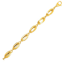Load image into Gallery viewer, 14k Yellow Gold Bracelet with Long Double Oval Links