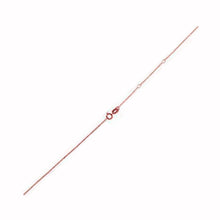 Load image into Gallery viewer, Adjustable Cable Chain in 14k Rose Gold (0.97 mm)