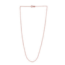 Load image into Gallery viewer, Adjustable Cable Chain in 14k Rose Gold (0.97 mm)