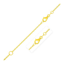Load image into Gallery viewer, Extendable Cable Chain in 14k Yellow Gold (1.2mm)