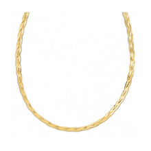 Load image into Gallery viewer, 14k Yellow Gold Braided Herringbone Chain (3.20 mm)