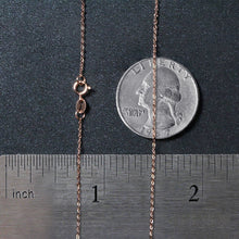 Load image into Gallery viewer, 14k Rose Gold Polished Mini Heart Necklace