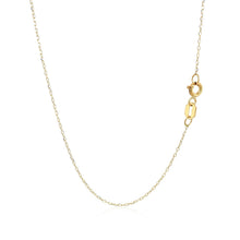 Load image into Gallery viewer, 14k Yellow Gold Necklace with Cat Symbol in Mother of Pearl