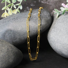 Load image into Gallery viewer, 14K Yellow Gold Wide Paperclip Chain (3.3mm)
