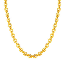 Load image into Gallery viewer, 14k Yellow Gold Polished Oval Link Necklace