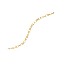 Load image into Gallery viewer, 14k Yellow Gold Italian Oval Links Bracelet (5.40 mm)