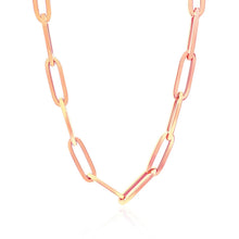Load image into Gallery viewer, 14K Rose Gold Wide Paperclip Chain (6.1mm)