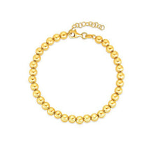 Load image into Gallery viewer, 14k Yellow Gold Bead Chain Necklace(5mm)