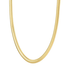 Load image into Gallery viewer, 14k Yellow Gold Tubogas Necklace (5.00 mm)