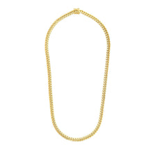 Load image into Gallery viewer, 6.9mm 14k Yellow Gold Semi Solid Miami Cuban Chain