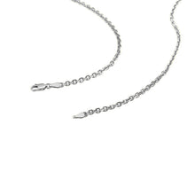 Load image into Gallery viewer, 14k White Gold Diamond Cut Cable Link Chain (2.60 mm)