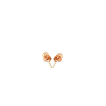 Load image into Gallery viewer, 14k Rose Gold Ball Style Stud Earrings (4.0 mm)