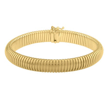 Load image into Gallery viewer, 14k Yellow Gold Tubogas Bracelet (9.00 mm)
