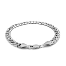 Load image into Gallery viewer, 6.7mm 14k White Gold Miami Cuban Semi Solid Bracelet