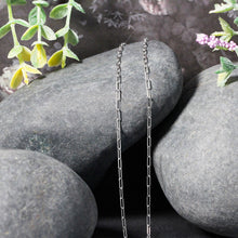 Load image into Gallery viewer, 14K White Gold Fine Paperclip Chain (1.5mm)