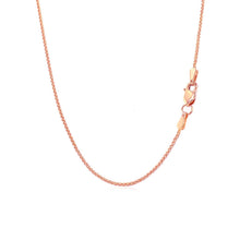 Load image into Gallery viewer, 14k Rose Gold Round Wheat Chain (1.00 mm)