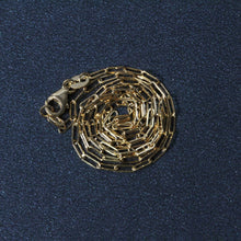 Load image into Gallery viewer, 18K Yellow Gold Fine Paperclip Chain (1.50 mm)
