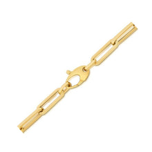 Load image into Gallery viewer, 10K Yellow Gold Lite Paperclip Bracelet (4.20 mm)