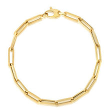 Load image into Gallery viewer, 10K Yellow Gold Lite Paperclip Bracelet (4.20 mm)