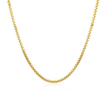 Load image into Gallery viewer, 18k Yellow Gold Classic Box Chain (1.40 mm)