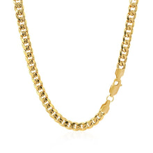 Load image into Gallery viewer, 10k Yellow Gold Miami Cuban Semi Solid Chain (4.50 mm)