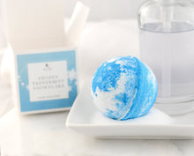 Load image into Gallery viewer, Body Candy NY Frozen Peppermint Snowflake Bath Bomb