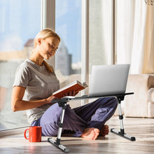 Load image into Gallery viewer, iMounTEK Laptop Lap Desk Adjustable Foldable Stand with Mouse Pad (Black)
