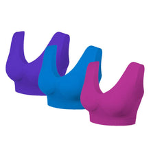 Load image into Gallery viewer, 3 Pack: Seamless Lightweight Comfort Bras