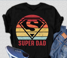 Load image into Gallery viewer, Super Dad Men's Bamboo Viscose/Organic Cotton Short Sleeve Graphic T-Shirt
