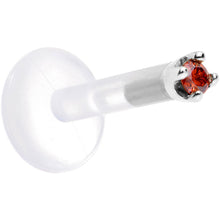 Load image into Gallery viewer, Solid 14K White Gold 1.5mm Genuine Red Diamond Bioplast Push in Monroe