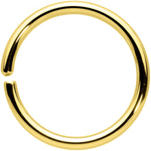 Load image into Gallery viewer, 14G 1/2 Handcrafted Solid 14k Yellow Gold Seamless Circular Ring
