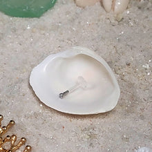 Load image into Gallery viewer, 16G Bioplast 14K White Gold 1.5mm Genuine Diamond Micro Labret