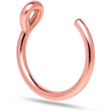 Load image into Gallery viewer, 14k Rose Gold Filled Fake Nose Ring