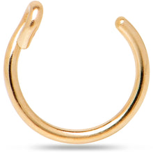 Load image into Gallery viewer, 14k Yellow Gold Filled Fake Nose Ring