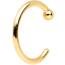 Load image into Gallery viewer, 20G 1/4 18k Yellow Gold Nose Hoop