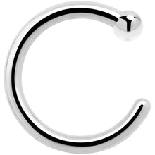 Load image into Gallery viewer, Real Platinum Nose Hoop - Hypoallergenic & Luxurious