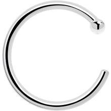 Load image into Gallery viewer, Real Platinum Nose Hoop - Hypoallergenic & Luxurious