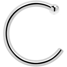 Load image into Gallery viewer, Real Platinum Nose Hoop - Hypoallergenic & Luxurious