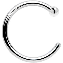 Load image into Gallery viewer, Real Platinum Nose Hoop - Hypoallergenic & Luxurious