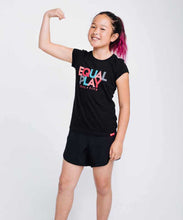 Load image into Gallery viewer, Equal Play Girls' Black T Shirt