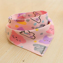Load image into Gallery viewer, Baby Bibs Waterproof Triangle Cotton Cartoon Child Bibs Dribble Bibs Newborn Slabber Absorbent Cloth For Kids