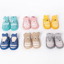 Load image into Gallery viewer, Modern Elegant Baby Girls & Boys Autumn Winter Cotton Soft Sole Cartoon Shoes Socks For Baby Kids