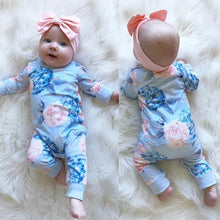 Load image into Gallery viewer, New Fashion Newborn Romper Floral Jumpsuit Baby Playsuit Girl Outfit Clothes Set For Girls